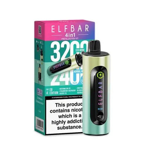 Elf Bar 4 - in - 1 Prefilled Pod Vape Kit - (Pack of 5) - Washington Vapes Wholesale