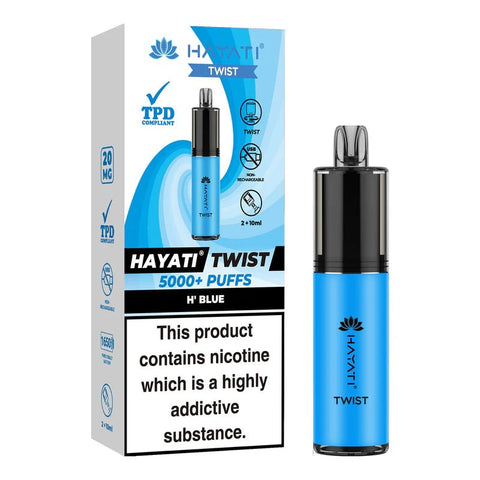 Hayati 5000 Twist TPD Disposable Vape Pod - (Pack of 5) - Washington Vapes Wholesale