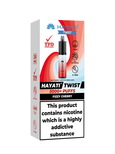 Hayati 5000 Twist TPD Disposable Vape Pod - (Pack of 5) - Washington Vapes Wholesale