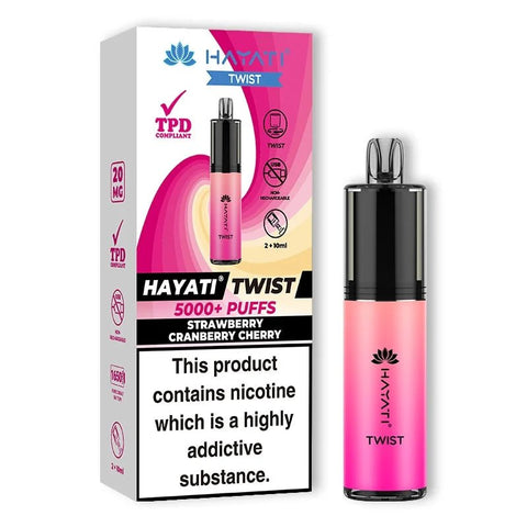 Hayati 5000 Twist TPD Disposable Vape Pod - (Pack of 5) - Washington Vapes Wholesale