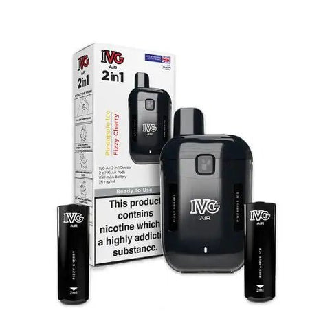 IVG Air 2 in 1 Pod Kit - (Pack of 5) - Washington Vapes Wholesale