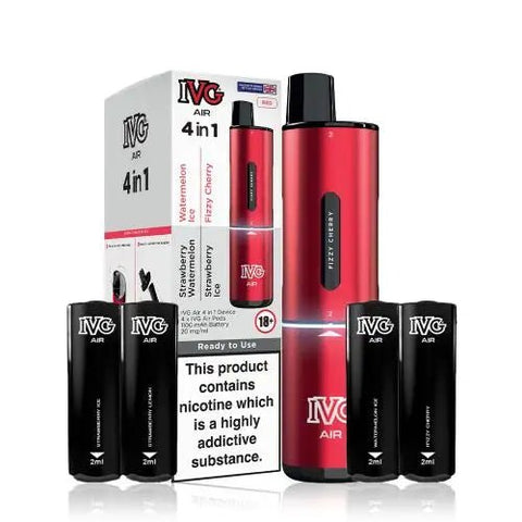 IVG Air 4 - in - 1 Prefilled Pod Vape Kit - Washington Vapes Wholesale