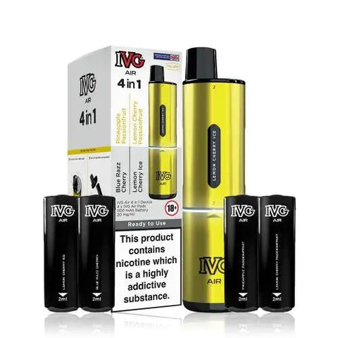 IVG Air 4 - in - 1 Prefilled Pod Vape Kit - Washington Vapes Wholesale