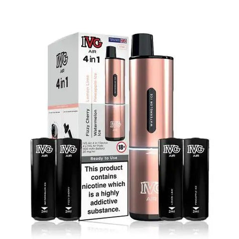 IVG Air 4 - in - 1 Prefilled Pod Vape Kit - Washington Vapes Wholesale