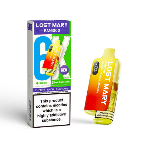 Lost Mary BM6000 Disposable Rechargeable Vape Kit - (Box of 5) - Washington Vapes Wholesale